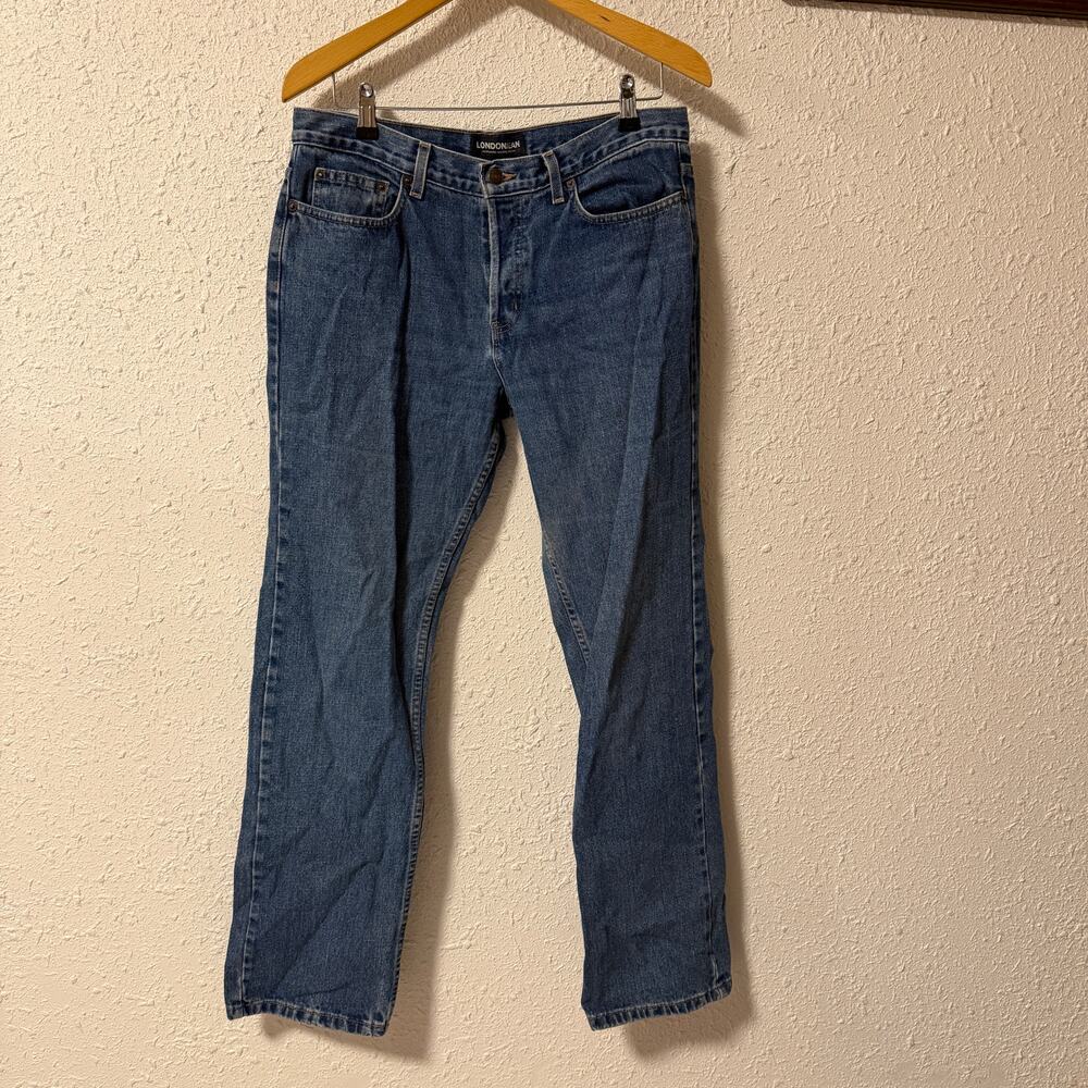 LondonJean Straight Leg Size 10 Button Fly Jeans